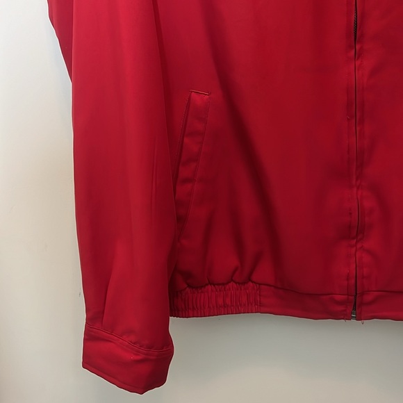 T. Harris London Red & Navy Full Zippered Windbreaker Size Large - Picture 3 of 11